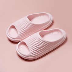 Step into comfort and style with our Summer Platform Sandals for Women. Designed for those who value both aesthetics and practicality, these sandals feature a chic, minimalist design perfect for various occasions—from a day at the beach to casual outings. Key Features These versatile slides are crafted from high-quality EVA material, ensuring durability and comfort. The non-slip sole provides stability on wet or dry surfaces, making them ideal for indoor or outdoor wear. With a heel height of ju Solid Color Open Toe Platform Slippers For Spring, Spring Open Toe Platform Slippers, Spring Season Open Toe Platform Slippers, Trendy Summer Slip-on Platform Slippers, Comfortable Solid Color Platform Slippers For Beach, Comfortable Beach Platform Slippers, Comfortable Pink Summer Slippers, Trendy Comfortable Open Toe Slippers, Trendy Open Toe Slippers