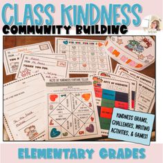 the class kindness community building activity is shown