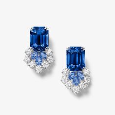 High Jewelry Design, Harry Winston Jewelry, Statement Stud Earrings, Rare Diamond, Princess Necklace, Ceylon Sapphire, Harry Winston, Royal Jewels, Deco Jewelry