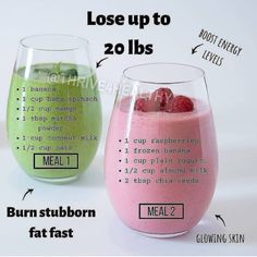 21 Day Diet Plan, Smoothies Vegan, 21 Day Diet, Fruit Smoothie Recipes Healthy, Easy Healthy Smoothies, Smoothie Diet Plans, Easy Smoothie Recipes, Healthy Drinks Recipes