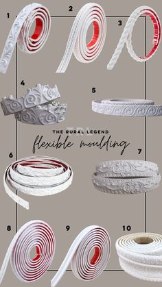 the instructions for how to make decorative paper wreaths with ribbon and ribbons on them