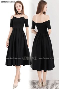 Special Black Chic Off Shouler Party Dress Tea Length Aline Ref#BLS97022 at GemGrace. #HomecomingDresses Shop now to get $10 off. Pro custom-made service for wedding dress, formal dress. View Homecoming Dresses,Short Homecoming Dresses,Black Homecoming Dresses,Simple Homecoming Dresses,Semi Formal Dresses for more ideas. Click to shop now! #BuyableHomecomingDresses Party Fit And Flare A-line Tea Length Dress, A-line Tea Length Dress With Fitted Bodice For Party, Pleated A-line Evening Dress For Party, Fit And Flare A-line Tea Length Dress For Cocktail, Solid Color A-line Party Evening Dress, Party A-line Tea Length Fit And Flare Dress, Fit And Flare Midi Dress For Banquets, Fit And Flare Midi Dress For Banquet, Pleated A-line Midi Dress For Banquet