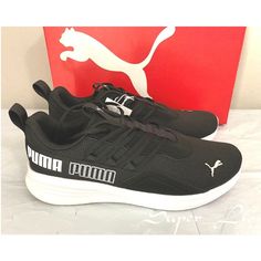 Brand New In Original Box Sku: 3b_29 Black Slip-on Puma Sneakers, Puma Women, Puma Shoes, Sneaker Shoes, Pumas Shoes, Shoes Color, Womens Shoes Sneakers, Original Box, Shoes Sneakers