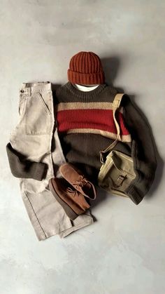 Eclectic Grandpa, Men Fashion Casual Outfits, Streetwear Men Outfits, Outfit Inspo Fall, Casual Style Outfits, Retro Outfits, Giving Up