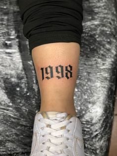 tattoo 1998 Latest Tattoo Design, Ankle Tattoos For Women, Hip Tattoos Women, Latest Tattoos, Pretty Tattoos For Women, Shoulder Tattoos For Women, Tattoo Font, Cute Tattoos For Women, Arm Tattoos For Women