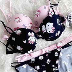 Y2k Hello Kitty, Kawaii Kitty, Kitty Clothes, Hello Kitty Clothes, Cute Bras, Kawaii Style, Hello Kitty Items, Really Cute Outfits, Kawaii Fashion