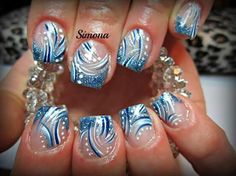 Spring Nail Trends, Nails Tips, Nail Candy, Creative Nail Designs, Latest Nail Art, Glitter Acrylic, Nails Only, Pinterest Home, Nail Polish Designs