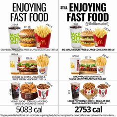 an advertisement for mcdonald's fast food, including fries and hamburgers with the same price