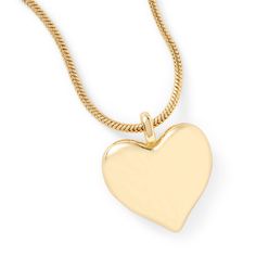 Add a classic design to your charm collection with the Puff Heart Charm from The Cuddle Collab. This brass accessory features a heart-shaped puff charm in a gold hue with a top loop. It fits perfectly on the charm chain necklace sold separately in the collection or on any necklace of your choice. Created in collaboration with our favorite four-legged influencers, The Cuddle Collab offers treat-worthy finds to unite every dog mom, cat dad, animal lover and best friend. Thoughtfully designed for p Open Heart Charm Necklace For Keepsake, Open Heart Charm Necklace Keepsake, Keepsake Open Heart Charm Necklace, Valentine's Day Keepsake Charm Necklace, Heart-shaped Keepsake Charm Necklaces, Valentine's Day Heart Pendant Necklace With Box Chain, Valentine's Day Heart Necklace With Box Chain, Classic Heart Shaped Keepsake Necklace, Valentine's Day Yellow Gold Keepsake Charm Necklace