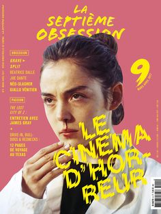 the cover of la sestiemee essenn magazine, featuring an image of a woman