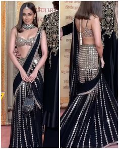 Komal Pandey Outfits, Unique Indo Western Outfits For Women, Lengha Design, Komal Pandey, Indo Western Outfits For Women, Indo Western Outfits, Meena Bazaar, Indian Wardrobe, Clo 3d