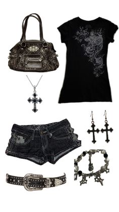 emo alt alternative outfit juicy couture affliction Emo Outfits, Alternative Outfits, Juicy Couture, Couture, Outfit Inspo