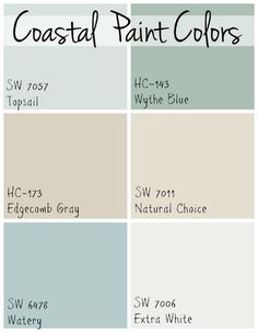 the different shades of paint that are available in this color scheme for walls and ceilings