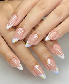 Classy Acrylic, Colourful Nails, Girly Acrylic, Manikur Kuku, Hello Nails, Subtle Nails, Valentine Nails, Simple Gel Nails, Girly Acrylic Nails