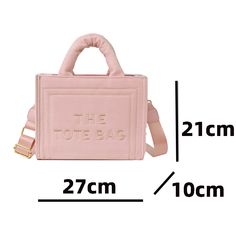 Place Of Origin : GUANG DONG Province Types of bags : Shoulder Crossbody Bags Place Of Origin : GUANG DONG Province Occasion : Versatile Model Number : whm0517 Exterior : NONE Interior : Interior Slot Pocket,Interior Zipper Pocket Hardness : SOFT Closure Type : zipper Pattern Type : Solid Gender : WOMEN Style : Casual Number of Handles/Straps : Single Lining Material : Polyester Handbags Type : Shoulder Bags Main Material : Flannel Shape : Casual Tote WHAT ABOUT REFUND?   Fast refund,100% Money Pink Tote Bag, Pink Tote Bags, Pink Tote, Backpack Storage, Student Backpacks, Casual Tote, Types Of Bag, Chest Bag, Handbags For Men