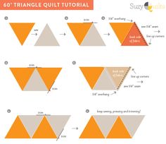 how to make an origami triangle out of paper - step by step instructions