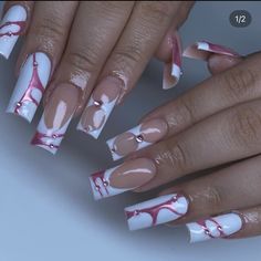 Badass Nails, Nail Sunny, Drip Nails, Simple Acrylic Nails, Glow Nails, Classy Acrylic Nails, Nails Only