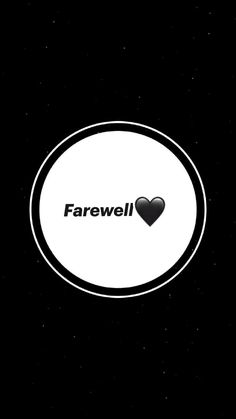 a black and white photo with the word farewell written on it's back side