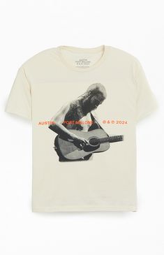 Amp up your closet game with the new Post Malone Guitar T-Shirt. With a classic crew neckline, short sleeves, and a regular fit, it's the ultimate expression of style and comfort. Plus, featuring iconic Post Malone graphics, because who doesn't love him?


	Crew neckline
	Short sleeves
	Standard fit
	Post Malone graphics
	100% Cotton
	Machine washable Tri-blend T-shirt With Band Logo And Crew Neck, Tri-blend Crew Neck T-shirt With Band Logo, Band Logo Graphic Tee With Crew Neck, Graphic Tee With Band Logo And Crew Neck, Concert T-shirt With Sublimation Print And Crew Neck, Crew Neck T-shirt With Sublimation Print For Concert, Casual Band Logo T-shirt, Casual Crew Neck T-shirt For Concert, Casual Short Sleeve T-shirt With Band Logo