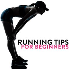 the silhouette of a woman in running gear with her hands behind her head and knees bent