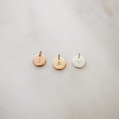 The Minimalist Magnolia Charms & Pendants Original Disc Charm • Add On Small Initial Necklace, What What, Gift Wrap Box, Personalized Pendant, Gold Filled Jewelry, Lake City, Initial Necklace, Custom Jewelry, Magnolia