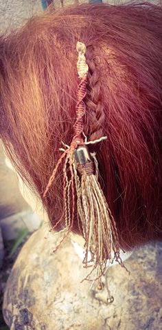 Jewels of original hair मैट A file INPI braid Maïta (National Institute of the Property Industrielle) were put down(deposited) it thus involves an innovative and protected product  Natte Maïta small black and blue butterfly. 5 € HFDP Length 6 cm, length of fastening thread 23 cm. "Natte Maïta" is a removable jewel of hair which requires that we make a plait for 3 stalks interlaced in hair. Very light, not being afraid of the water, of "Natte Maïta" are easy to use. They are created with solid th Pirate Beads In Hair, Macrame Dreadlock Beads, Style Boho, Washing Hair, Wet Hair, Hair A, Body Jewellery, Blue Butterfly, Boho Stil