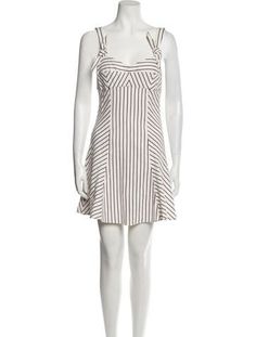 Intermix A-Line DressNeutralsStripedSleeveless with Square NecklineExposed Zip Closure at BackFit:Dresses by Intermix typically fit true to size. Sleeveless Striped Lined Mini Dress, Striped Sleeveless Lined Mini Dress, Striped Sleeveless Dress For Date Night, Fitted Striped Sleeveless Dress For Summer, Fitted Striped Sleeveless Dress, Casual Fitted Striped Sleeveless Dress, Casual Fitted Sleeveless Lined Dress, Striped Mini Dress, Print Patterns