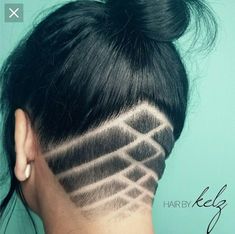 Hair Tattoo Designs, Undercut Hair Designs, Undercut Hair, Undercut Hairstyles Women, Undercut Long Hair, Undercut Designs, Shaved Hair Designs, Hair Tattoo, Undercut Women