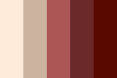 the color palette is red, beige and brown