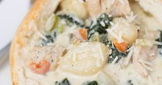 How to Make Homemade Chicken and Gnocchi Soup Recipe Chicken And Gnocchi Soup, Chicken And Gnocchi, Gnocchi Recipes Soup, Calories In Vegetables, Favorite Soups, Grilled Peppers, Gnocchi Soup, Healthy Chicken Salad, Soup Kitchen