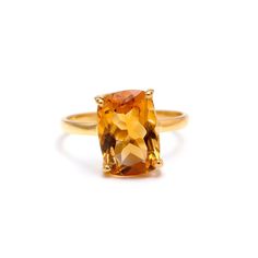 Natural Citrine Rectangle Cushion Ring, 14K Gold Handmade Jewelry, Solitaire Ring, Vintage Ring, Healing Ring, Birthday Gift, Christmas Gift Specifications :- * Material            :     Gold, Gemstone * Stone Name    :     100% Natural Citrine * Stone Size       :     13X9 mm * Ring Weight     :     2.70 Gm. Approx Extremely Important Notice - We want to see every customer 100% satisfied so that they can continue to do business with us. Shipping Handling Time :     We Take no handling time, We Wedding Square Cut Topaz Ring, Square Cut Topaz Wedding Ring, Square Cut Topaz Ring For Wedding, Yellow Rectangular Gemstone Rings, Rectangular Birthstone Wedding Ring, 14k Gold Square Cut Wedding Rings, Rectangular Birthstone Ring For Wedding, Rectangular Topaz Ring In Yellow Gold, Baguette Cut Citrine Wedding Rings