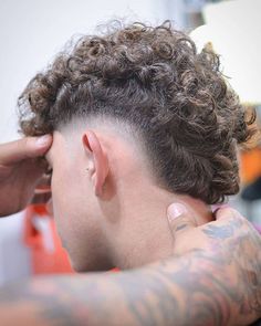 Faded Mullet Men Curly, Mullet Fade Haircut Curly, Fohawk Haircut Fade Curly, Burst Fade With Curly Hair, Mohawk Curly Hair Men, Curly Burst Fade Mullet, Burst Fade Haircut Curly, Curly Mohawk Men, Frohawk Fade Men