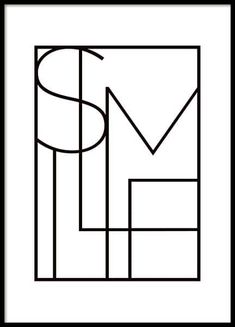 a black and white image with the letter m in it's center, surrounded by lines