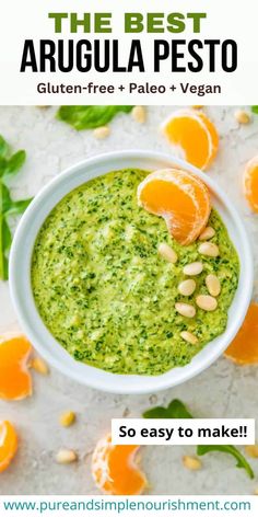 the best arugula pesto gluten free and palen