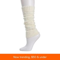 in stock White Footless One Size Leg Warmers, White Stretch Warm Leg Warmers, White Stretch Leg Warmers, Cozy Fitted White Leg Warmers, Soft White Leg Warmers, White Soft Warm Leg Warmers, Soft White Warm Leg Warmers, White Soft Leg Warmers, White One Size Leg Warmers For Winter