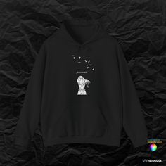 Introducing our exclusive Vinland Saga Anime Hoodie! This stunning tee features Thorfinn, the main character, in a design that showcases his epic path of transformation. With elegant birds symbolizing his journey, this shirt is a must-have for fans. 🌟 Thorfinn himself 🕊️ Symbolic Birds 👕  Cotton and Polyester blend for Comfort and durability 🚀 Slightly Oversized Fit for any occasion 🌈 Available in Black and White Perfect for fans of Vinland Saga, choose from three stylish colors and embrace Pop Culture Black Hoodie With Graphic Print, Black Pop Culture Hoodie With Graphic Print, Black Hoodie With Anime Print For Fans, Pop Culture Black Hoodie With Character Print, Black Pop Culture Hoodie With Character Print, Pop Culture Cotton Hoodie With Drawstring Hood, Black Hoodie With Screen Print For Fan Merchandise, Black Hoodie With Screen Print For Fans, Black Pop Culture Crew Neck Hoodie