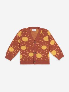 Kids Jumpers, Cheap Sweaters, Sun Designs, Button Cardigan, Sleeve Cardigan, Long Sleeve Cardigan, Jumpers And Cardigans, Concept Store, Sweater Shop