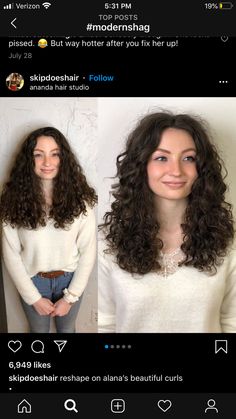 Before After Curly Haircut, 2c Hair With Layers, 2c Curl Haircut, Cutie Bits Hair, 2c Layered Hair, 2b 2c Haircut Layers, 2c Hair Cuts With Layers, Long 2c Haircut, Medium Length 2c Hair