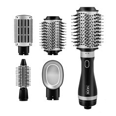 The One-Step Hot Air Brush & Curler is a 1000-watt, multi-function tool that combines a hairdryer, straightener, curler, and brush to deliver salon-quality results at home. With three temperature settings (low for fine hair, high for thick hair, and cool for setting styles), it works efficiently on all hair types, adding volume, curls, and waves in one step. Featuring 360° airflow and a ceramic coating, it evenly distributes heat to reduce frizz, protect against damage, and boost shine. Nylon Pi