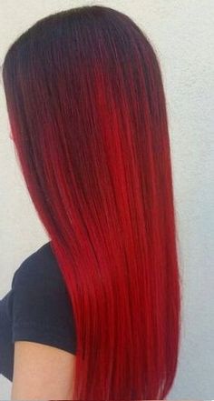 Beautiful Red Hair Color, Hair Color Red Ombre, Wild Hair Color, Curly Color, Brown Ombre Hair, Beautiful Red Hair, Red Ombre