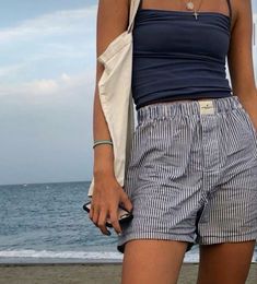 not mine | @ ?? | beach outfit inspo | summer | aesthetic | Surfergirl Style, Lake Summer, Paris Mode, Summer 24, Fashion Fits, Looks Style