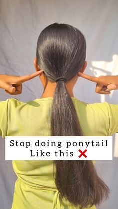 Professional Easy Hairstyles, Easy Tied Up Hairstyles, How To Do Ponytail, How To Do A Ponytail, Cute Birthday Hairstyles, Quick Cute Hairstyles, Simple Ponytail Hairstyles, Messy Ponytail Tutorial, Long Hair Ponytail Styles