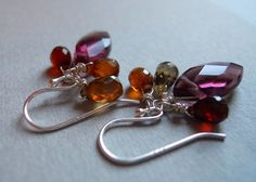 Merlot in Autumn Earrings by Sueanne Shirzay on Etsy, $42.00 Craft Boutique, Autumn Earrings, Creative Creations, Gem Crafts, Fall Earrings, Earrings Etsy, Merlot, Costume Jewelry