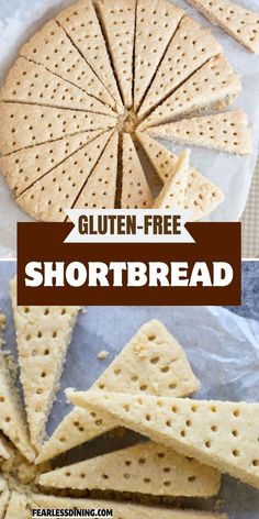 gluten - free shortbread crackers are the perfect snack to eat