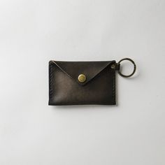 Keychain Wallet - Choice Goods Co. Light Coat, Keychain Wallet, Leather Conditioner, Leather Cleaning, Coin Pouch, Hand Stitching, Black And Brown, Pouch, Wallet