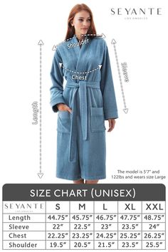 Getting home after a long day of work and tossing on a comfy robe is the best feeling. This Turkish cotton terry bathrobe for women was clearly made with those evenings in mind. It is made from high-quality cotton material that is both soft and cozy to keep you warm at all times. Featuring a tie belt, shawl collar, and pockets, this robe combines style and comfort to bring you a truly satisfying experience. Its versatility as a bathrobe makes it the perfect clothing accessory to wear anytime, an Bathrobe Pattern, Comfy Robe, Abaya Pattern, Robe For Women, Best Feeling, Black Luxury, Navy Women, Shawl Collar, Tie Belt