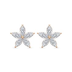 Sophisticated and romantic, there is always an occasion for these Floral-Shaped Earrings. Featuring ten perfectly cut marquise lab-grown diamonds, these earrings shimmer with exceptional brilliance. Available in 14K White, Yellow, Rose Gold, they are the perfect accessory to elevate any ensemble. Material: 14K White, Yellow, Rose GoldStone Shape: MarquiseStone Size: 6.00 x 3.10 mm (0.25 Carat Total Weight)Diamond Quality: Lab-Grown Diamond EF/VSDiamond Count: 10 piecesEarring Size: 13 mm Marquise Diamond Earrings, Marquise Diamond, Yellow Rose, Lab Diamonds, Size 13, Lab Grown, Lab Grown Diamonds, Diamond Earrings, Lab