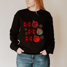 Ho Ho Ho Christmas Sweatshirt - GRAY / 2X LARGE Christmas t shirt #christmastshirt T shirt #tshirt t-shirt #t_shirt t shirts #tshirts t-shirts #t_shirts T shirt design #tshirtdesign T-shirt designs #t_shirtdesign T shirts designs #tshirtsdesigns 1.1380 Family Reunion Pictures, Unisex Christmas Gifts, Xmas Pajamas, Merry Christmas Shirts, Family Christmas Shirts, Office Party, Holiday Christmas Gifts, End Of Year, Pajama Top