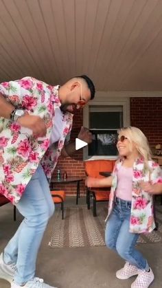 419K views · 4.6K reactions | Never underestimate the vibe of matching vacation dad Hawaiian shirts with your bestie 🌸🌸🌸 #dance #d | Ms. Tappi” Line Dancing, Never Underestimate, The Vibe, Hawaiian Shirts, Hawaiian Shirt