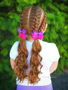 Girls Braided Hairstyles Kids White, Fourth Of July Hairstyles For Kids, French Braid Hairstyles For Kids, 4th Of July Hairstyles For Kids, Fun Hairstyles For Kids, Braid Combos, Girls Braided Hairstyles Kids, Braids Dutch, Diana Hair